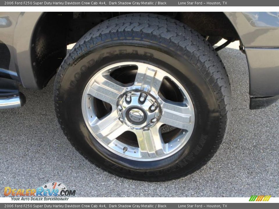 2006 Ford F250 Super Duty Harley Davidson Crew Cab 4x4 Dark Shadow Gray Metallic / Black Photo #11