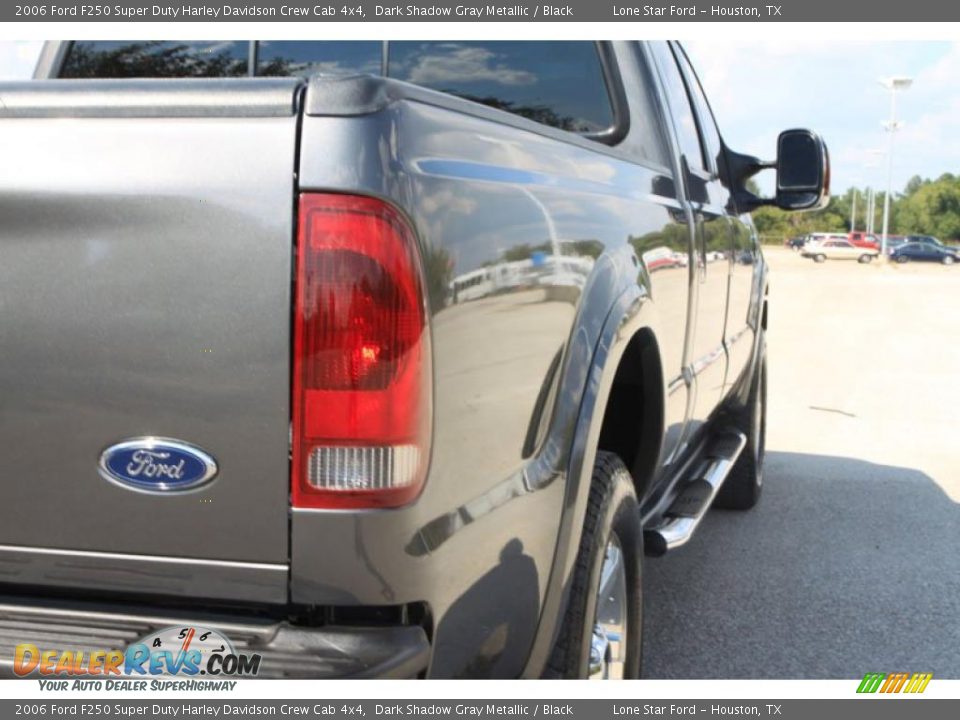 2006 Ford F250 Super Duty Harley Davidson Crew Cab 4x4 Dark Shadow Gray Metallic / Black Photo #14