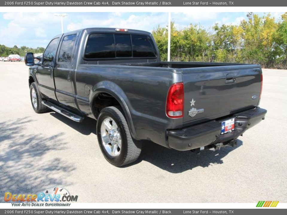 2006 Ford F250 Super Duty Harley Davidson Crew Cab 4x4 Dark Shadow Gray Metallic / Black Photo #17