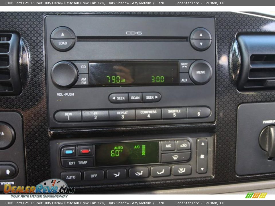 2006 Ford F250 Super Duty Harley Davidson Crew Cab 4x4 Dark Shadow Gray Metallic / Black Photo #23