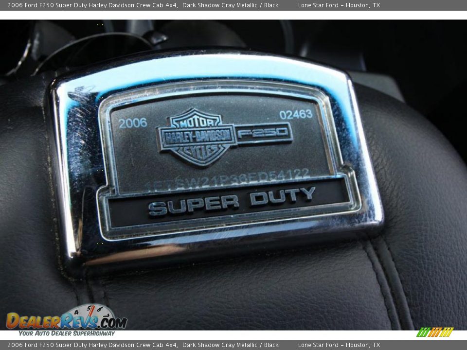 2006 Ford F250 Super Duty Harley Davidson Crew Cab 4x4 Dark Shadow Gray Metallic / Black Photo #24