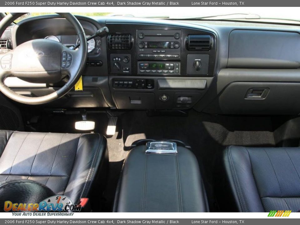 2006 Ford F250 Super Duty Harley Davidson Crew Cab 4x4 Dark Shadow Gray Metallic / Black Photo #27
