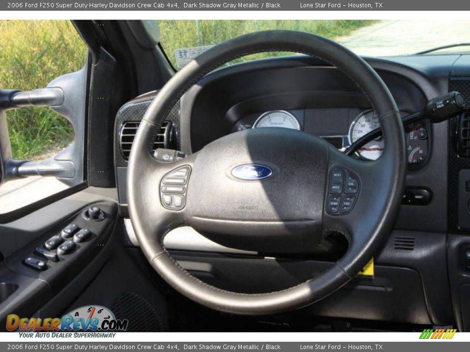 2006 Ford F250 Super Duty Harley Davidson Crew Cab 4x4 Dark Shadow Gray Metallic / Black Photo #28