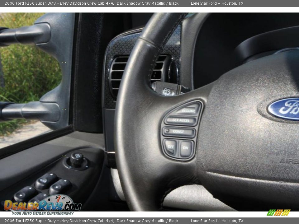 2006 Ford F250 Super Duty Harley Davidson Crew Cab 4x4 Dark Shadow Gray Metallic / Black Photo #30