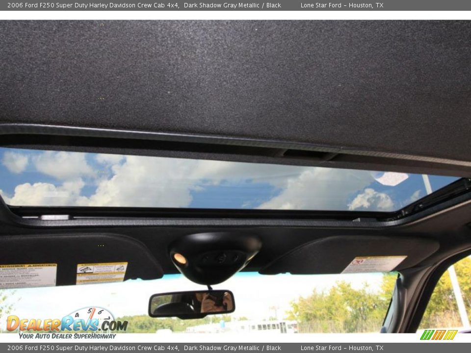 2006 Ford F250 Super Duty Harley Davidson Crew Cab 4x4 Dark Shadow Gray Metallic / Black Photo #31