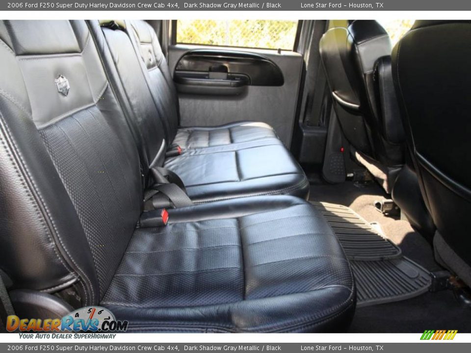 2006 Ford F250 Super Duty Harley Davidson Crew Cab 4x4 Dark Shadow Gray Metallic / Black Photo #32