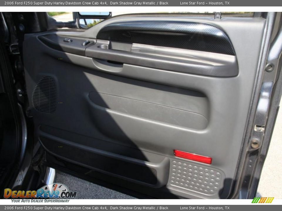 2006 Ford F250 Super Duty Harley Davidson Crew Cab 4x4 Dark Shadow Gray Metallic / Black Photo #33