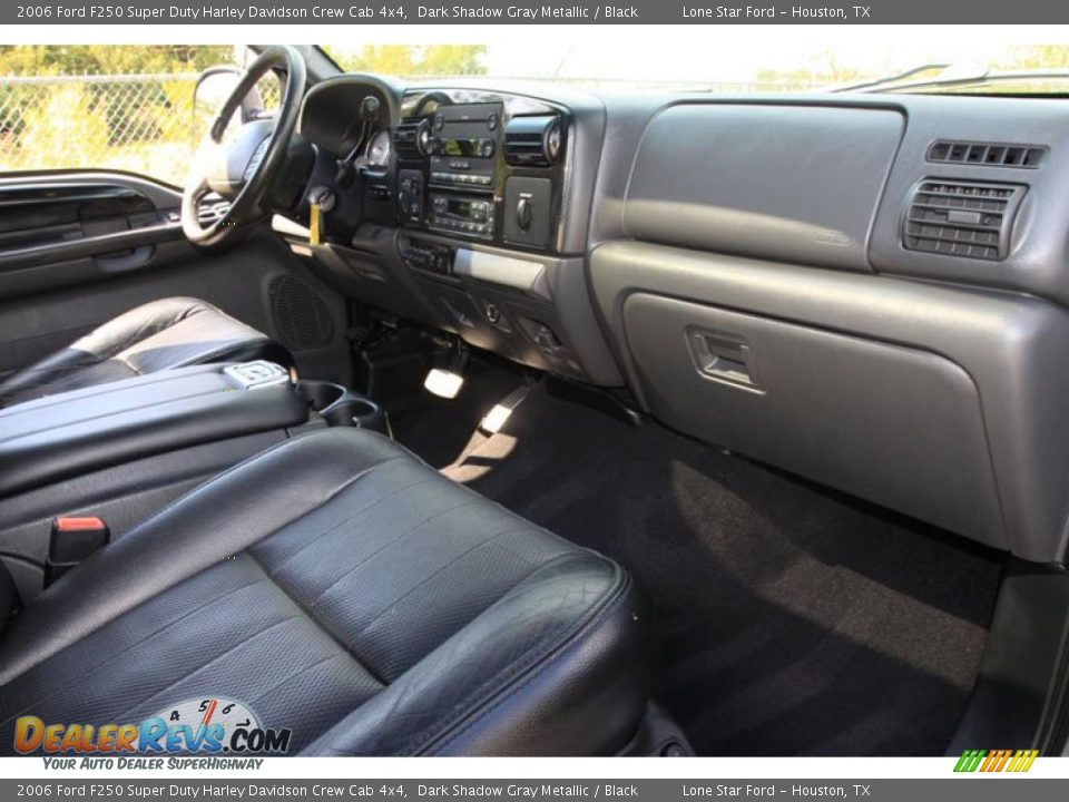 2006 Ford F250 Super Duty Harley Davidson Crew Cab 4x4 Dark Shadow Gray Metallic / Black Photo #34