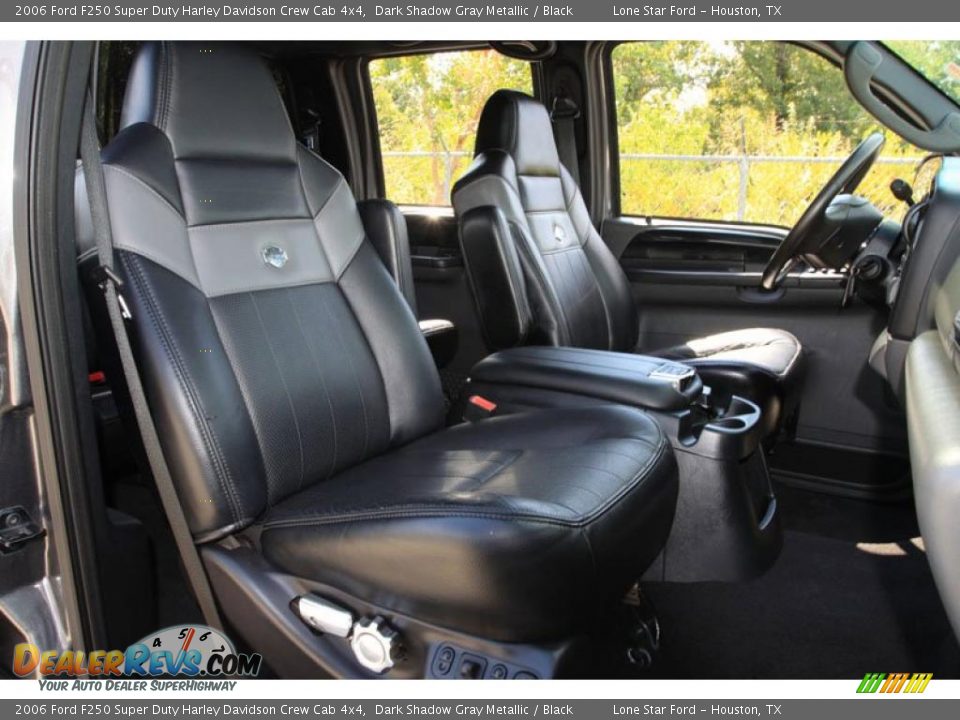 2006 Ford F250 Super Duty Harley Davidson Crew Cab 4x4 Dark Shadow Gray Metallic / Black Photo #35