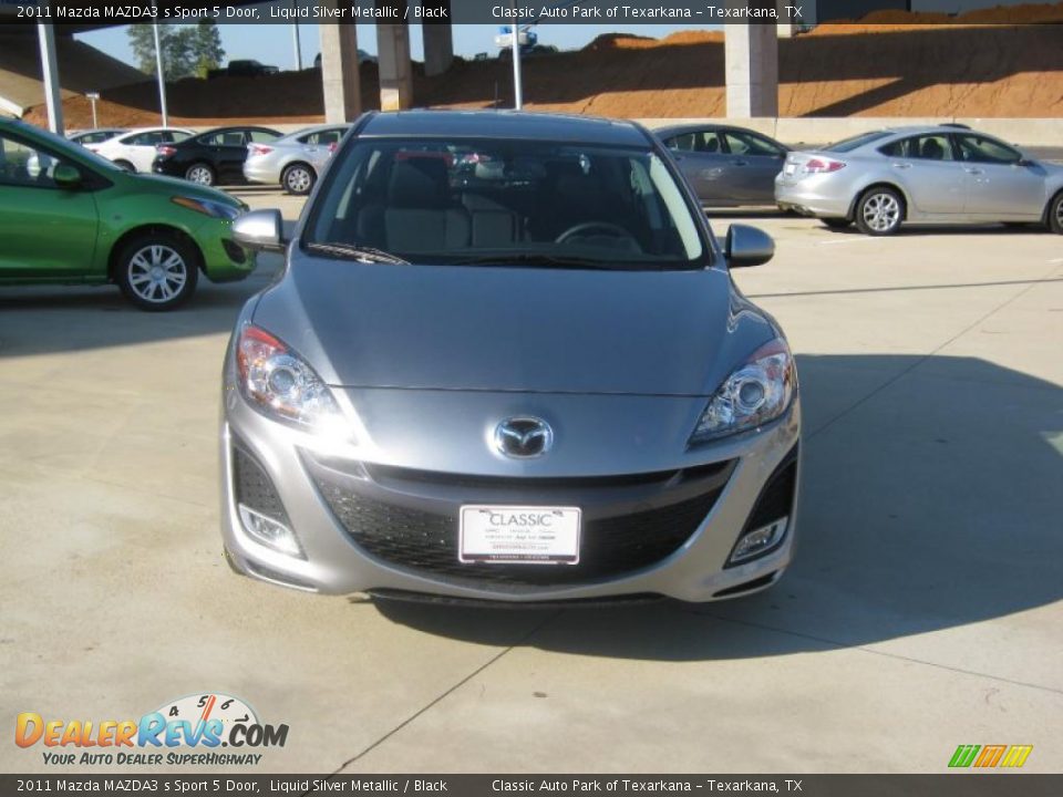2011 Mazda MAZDA3 s Sport 5 Door Liquid Silver Metallic / Black Photo #8