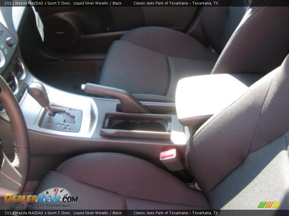 2011 Mazda MAZDA3 s Sport 5 Door Liquid Silver Metallic / Black Photo #12
