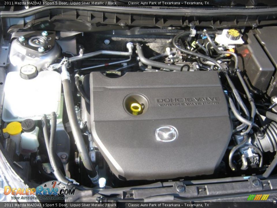 2011 Mazda MAZDA3 s Sport 5 Door Liquid Silver Metallic / Black Photo #23