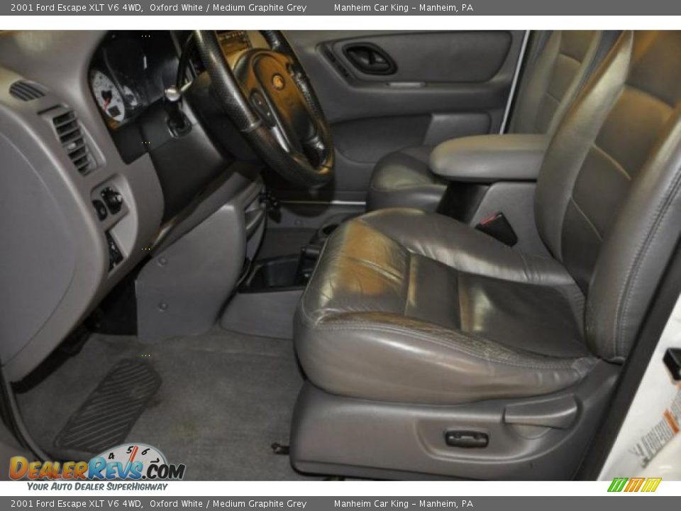 Medium Graphite Grey Interior - 2001 Ford Escape XLT V6 4WD Photo #11