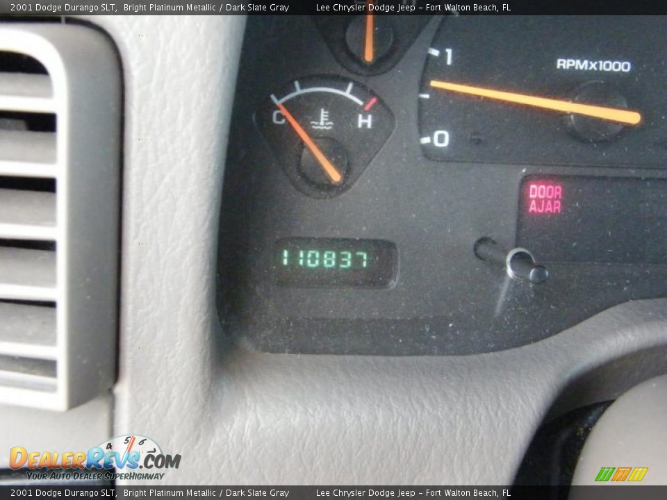 2001 Dodge Durango SLT Bright Platinum Metallic / Dark Slate Gray Photo #35