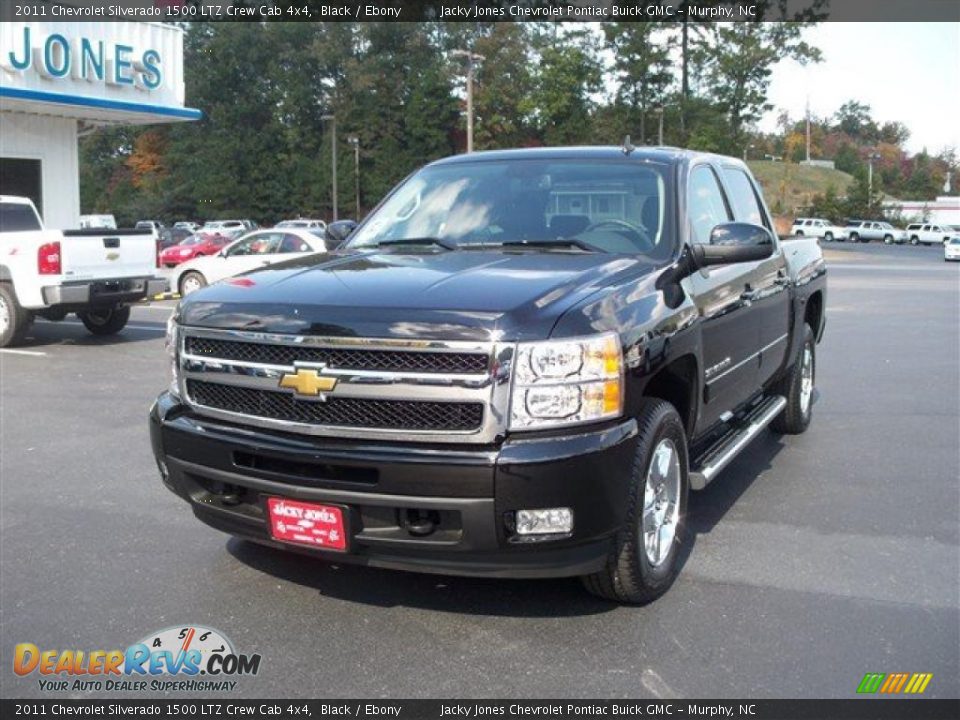 2011 Chevrolet Silverado 1500 LTZ Crew Cab 4x4 Black / Ebony Photo #2