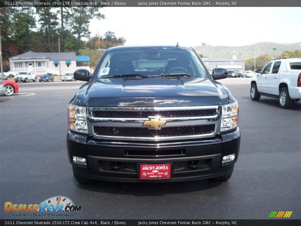 2011 Chevrolet Silverado 1500 LTZ Crew Cab 4x4 Black / Ebony Photo #3