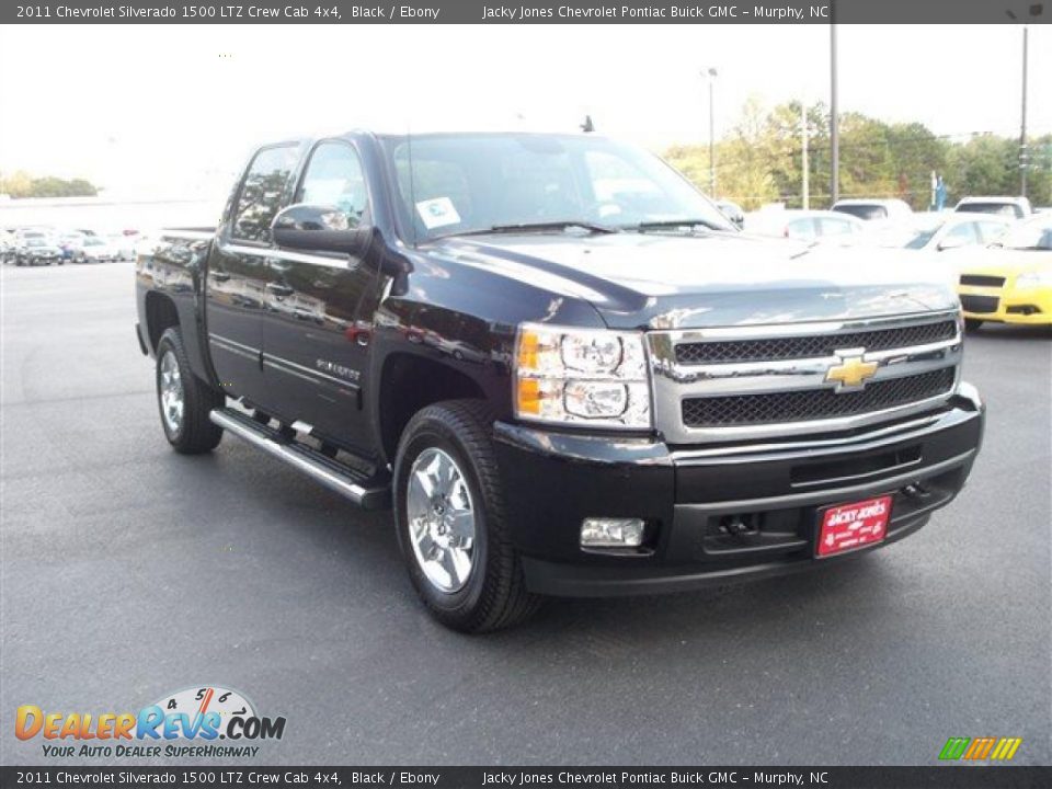 2011 Chevrolet Silverado 1500 LTZ Crew Cab 4x4 Black / Ebony Photo #4