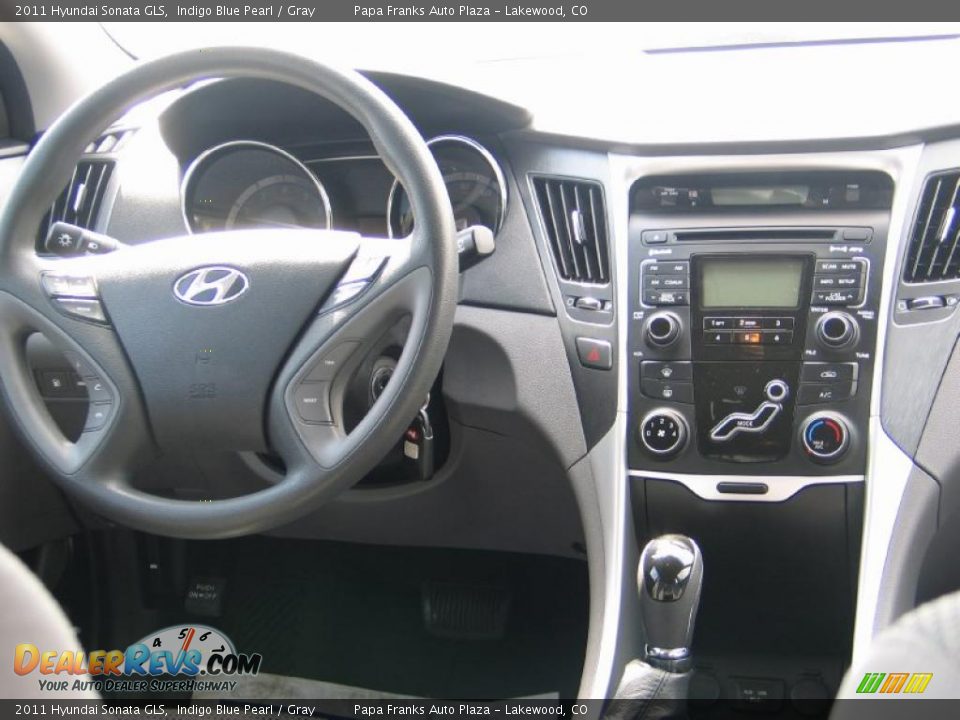 2011 Hyundai Sonata GLS Indigo Blue Pearl / Gray Photo #8