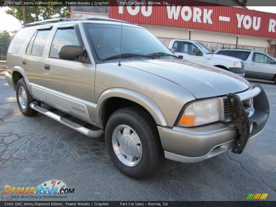 2000 GMC Jimmy Diamond Edition Pewter Metallic / Graphite Photo #4