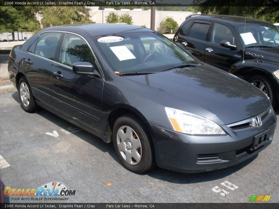 2006 Honda Accord LX Sedan Graphite Pearl / Gray Photo #3