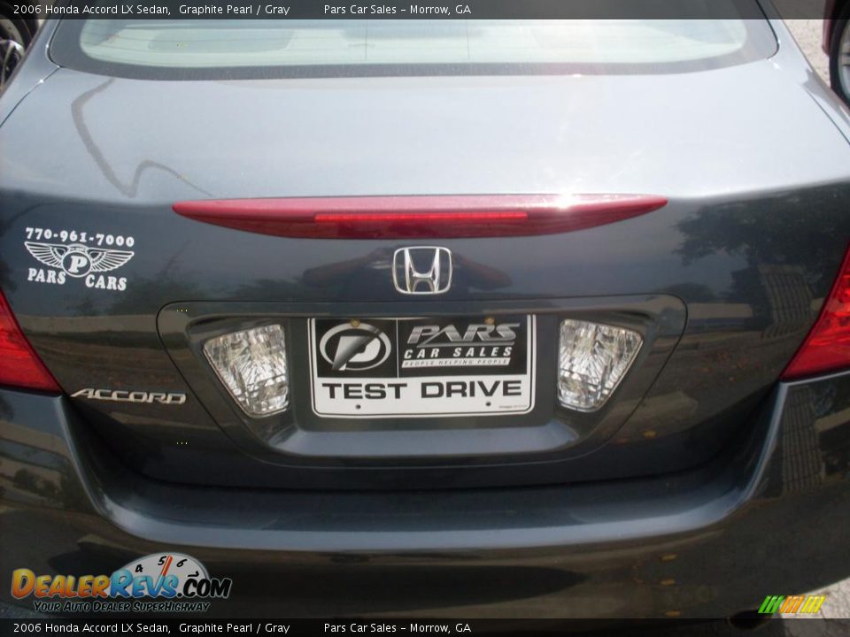 2006 Honda Accord LX Sedan Graphite Pearl / Gray Photo #5