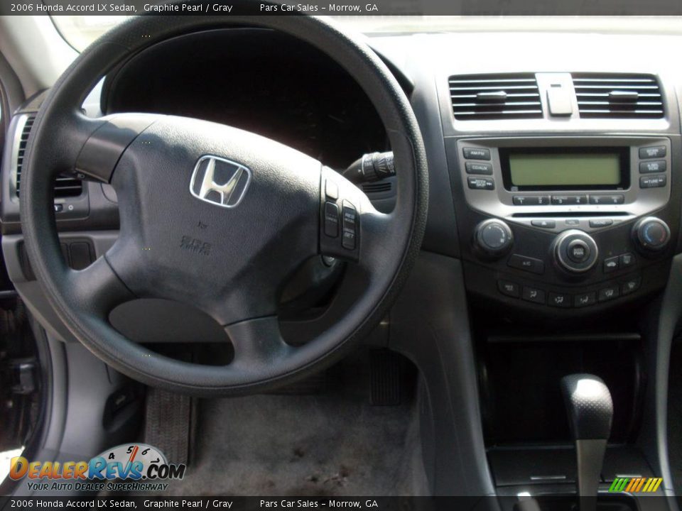 2006 Honda Accord LX Sedan Graphite Pearl / Gray Photo #12