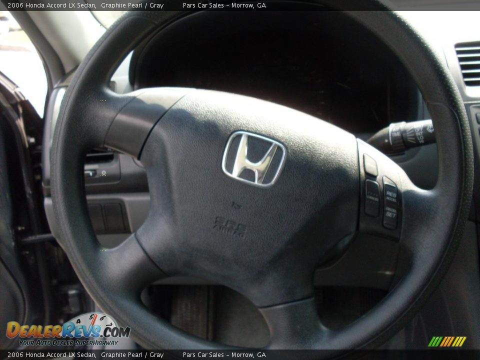 2006 Honda Accord LX Sedan Graphite Pearl / Gray Photo #13