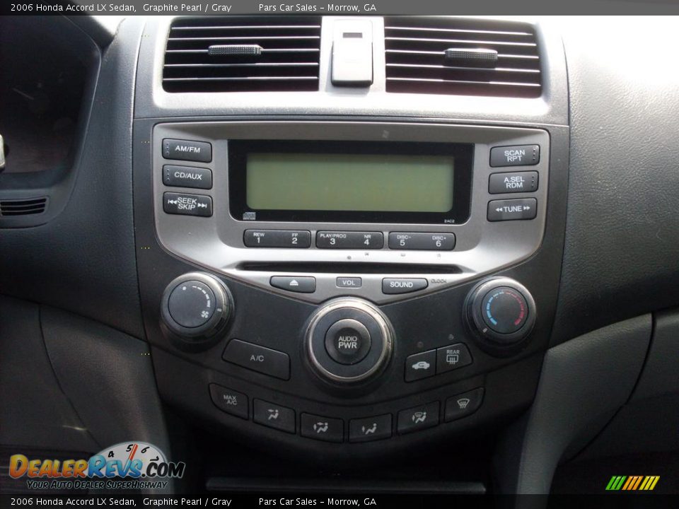 2006 Honda Accord LX Sedan Graphite Pearl / Gray Photo #14