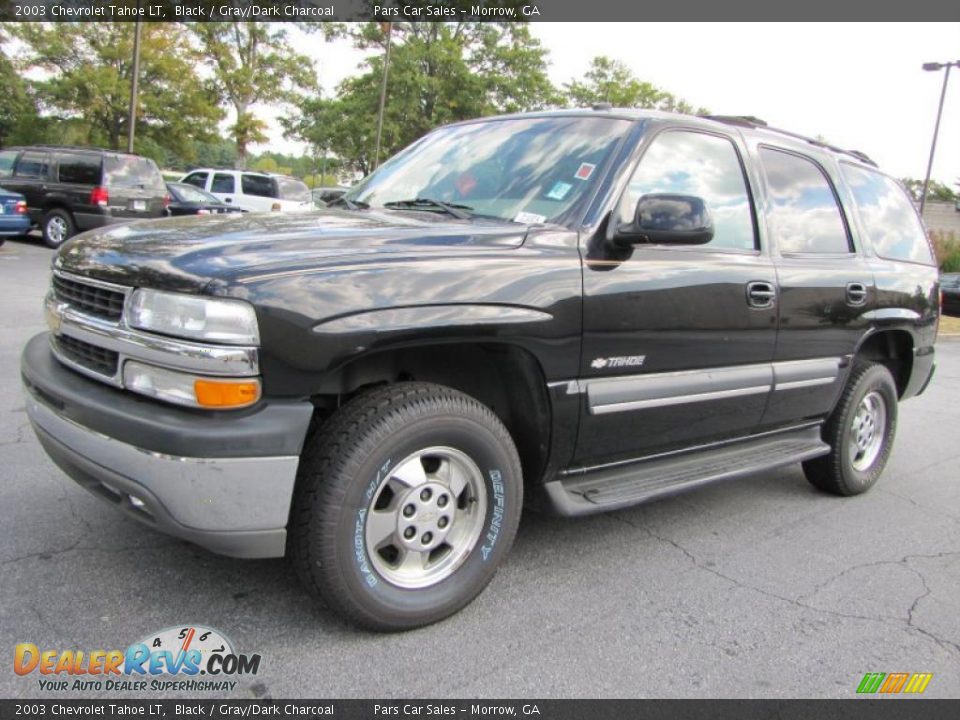 2003 Chevrolet Tahoe LT Black / Gray/Dark Charcoal Photo #1