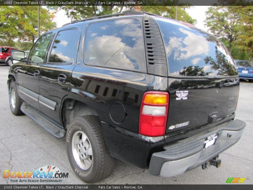 2003 Chevrolet Tahoe LT Black / Gray/Dark Charcoal Photo #2