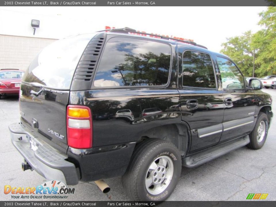 2003 Chevrolet Tahoe LT Black / Gray/Dark Charcoal Photo #3