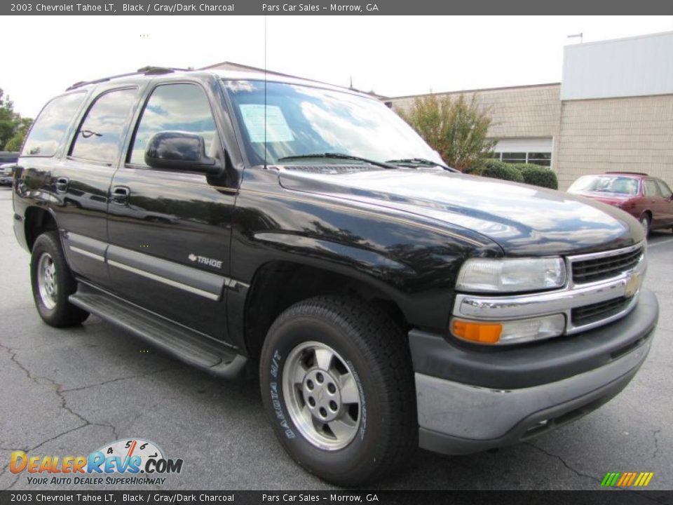 2003 Chevrolet Tahoe LT Black / Gray/Dark Charcoal Photo #4