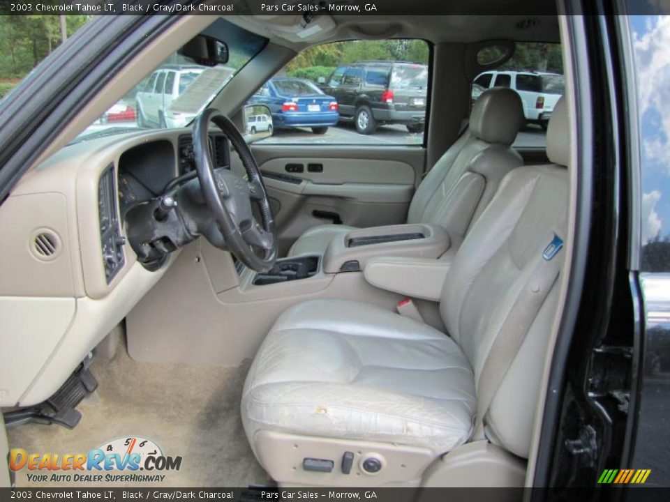 2003 Chevrolet Tahoe LT Black / Gray/Dark Charcoal Photo #6