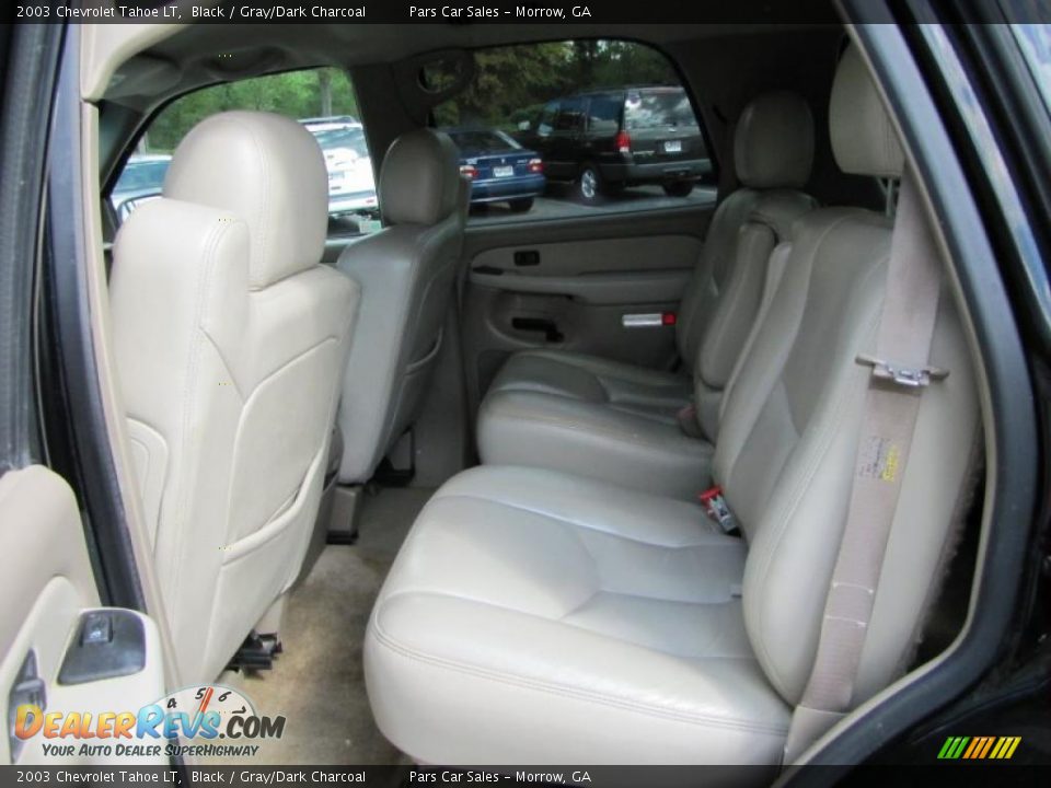 2003 Chevrolet Tahoe LT Black / Gray/Dark Charcoal Photo #9