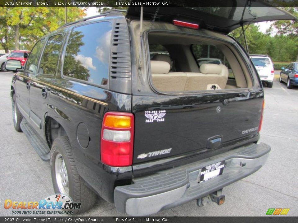 2003 Chevrolet Tahoe LT Black / Gray/Dark Charcoal Photo #10