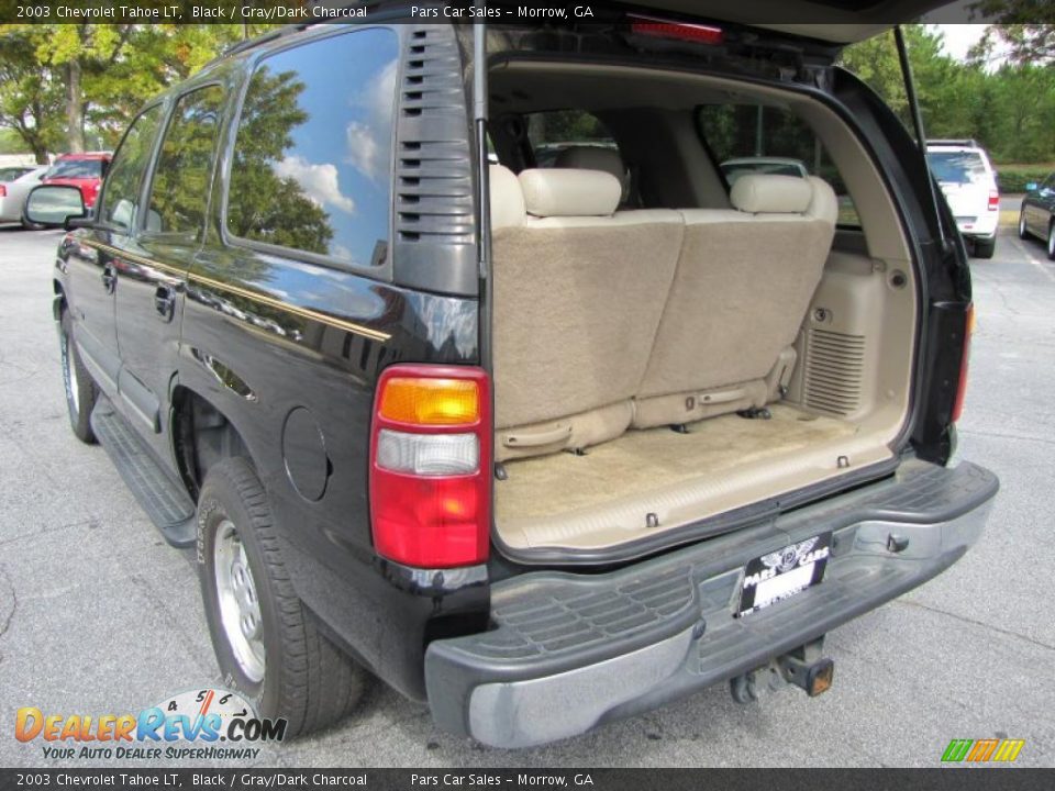 2003 Chevrolet Tahoe LT Black / Gray/Dark Charcoal Photo #11