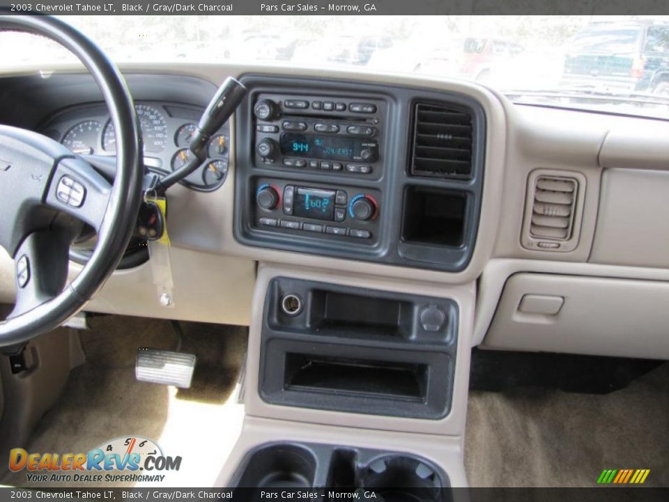 2003 Chevrolet Tahoe LT Black / Gray/Dark Charcoal Photo #12