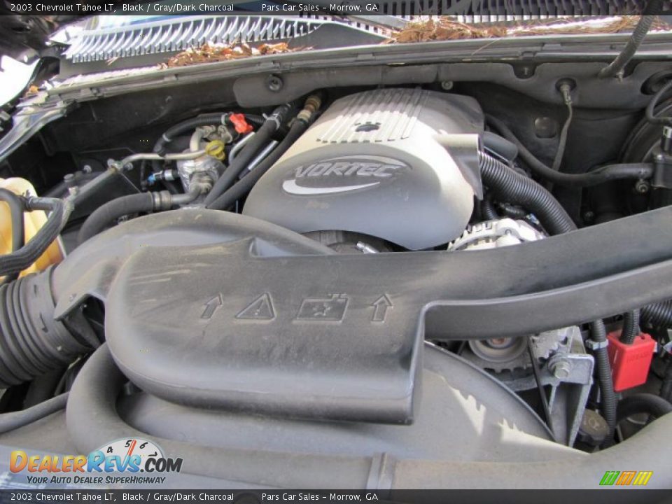 2003 Chevrolet Tahoe LT Black / Gray/Dark Charcoal Photo #15
