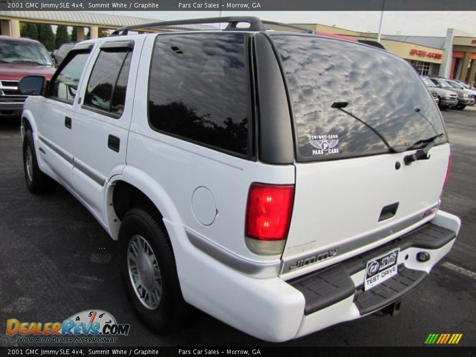 2001 GMC Jimmy SLE 4x4 Summit White / Graphite Photo #2