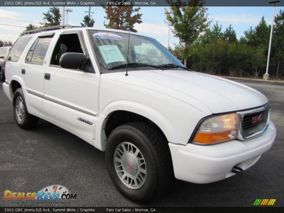 2001 Gmc Jimmy Sle 4x4 Summit White Graphite Photo 4 