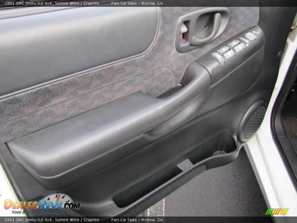 2001 GMC Jimmy SLE 4x4 Summit White / Graphite Photo #7