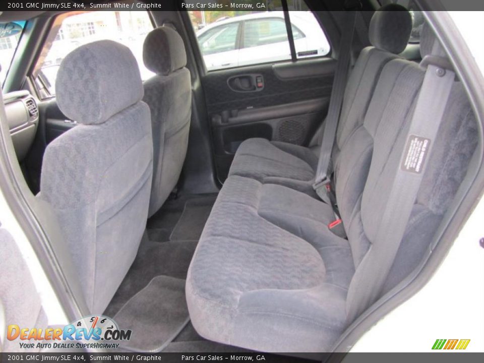 Graphite Interior - 2001 GMC Jimmy SLE 4x4 Photo #8