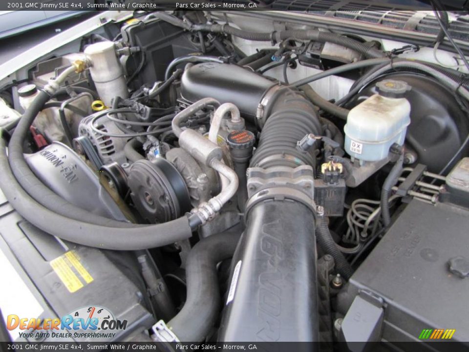 2001 GMC Jimmy SLE 4x4 Summit White / Graphite Photo #14