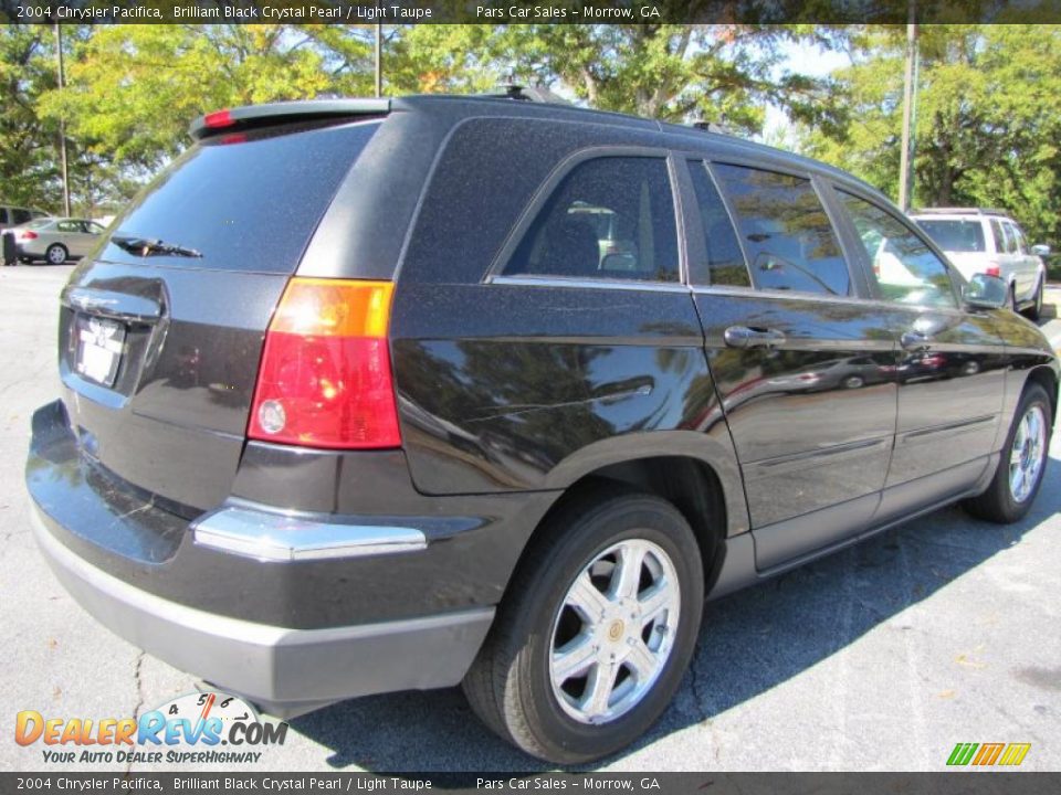 2004 Chrysler Pacifica Brilliant Black Crystal Pearl / Light Taupe Photo #3