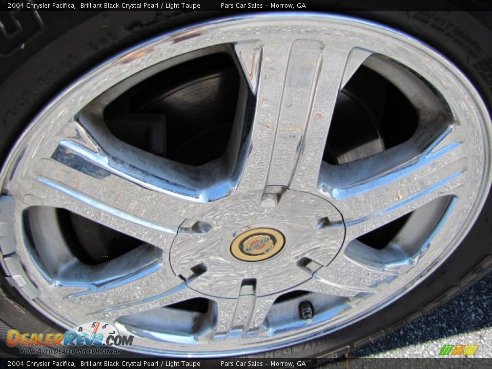 2004 Chrysler Pacifica Brilliant Black Crystal Pearl / Light Taupe Photo #5
