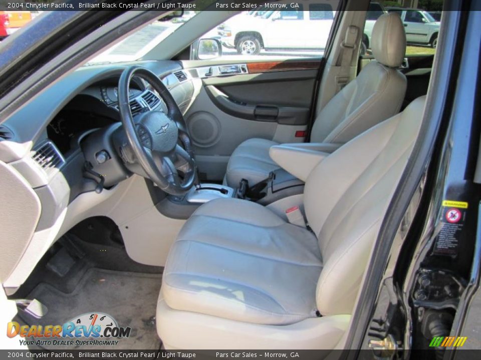2004 Chrysler Pacifica Brilliant Black Crystal Pearl / Light Taupe Photo #6