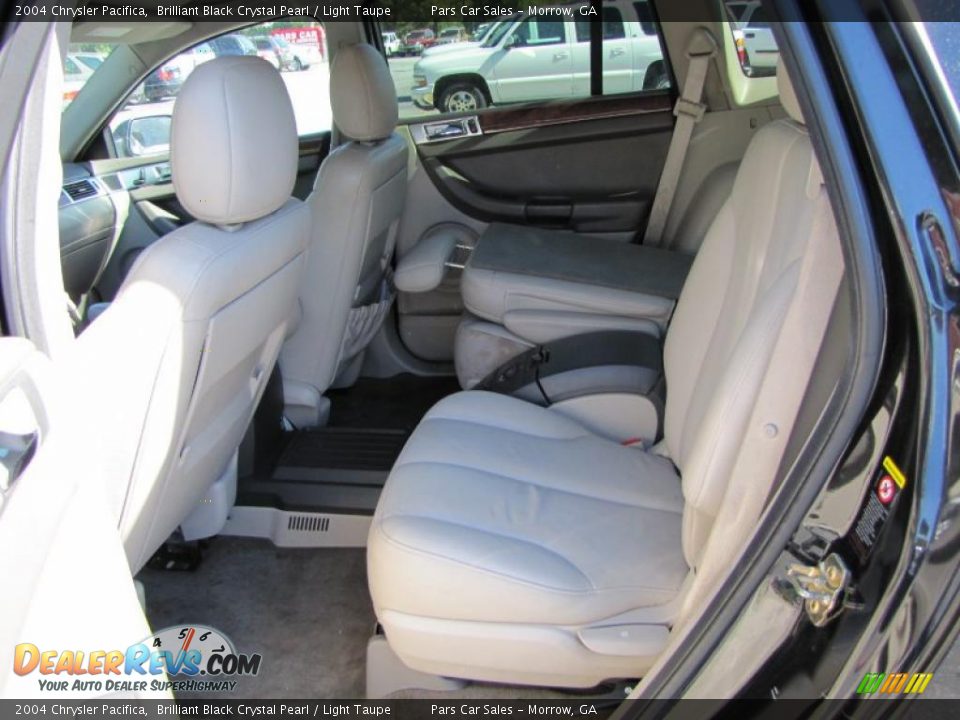 2004 Chrysler Pacifica Brilliant Black Crystal Pearl / Light Taupe Photo #8