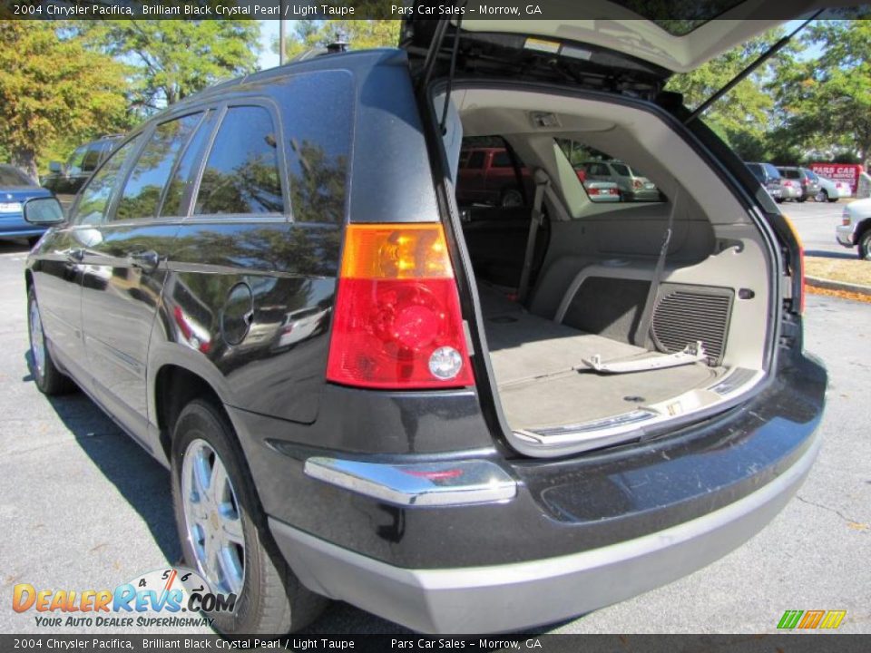 2004 Chrysler Pacifica Brilliant Black Crystal Pearl / Light Taupe Photo #9