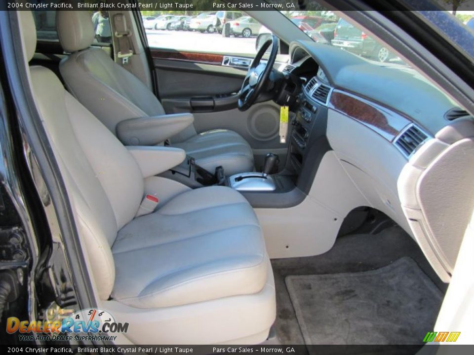 2004 Chrysler Pacifica Brilliant Black Crystal Pearl / Light Taupe Photo #10