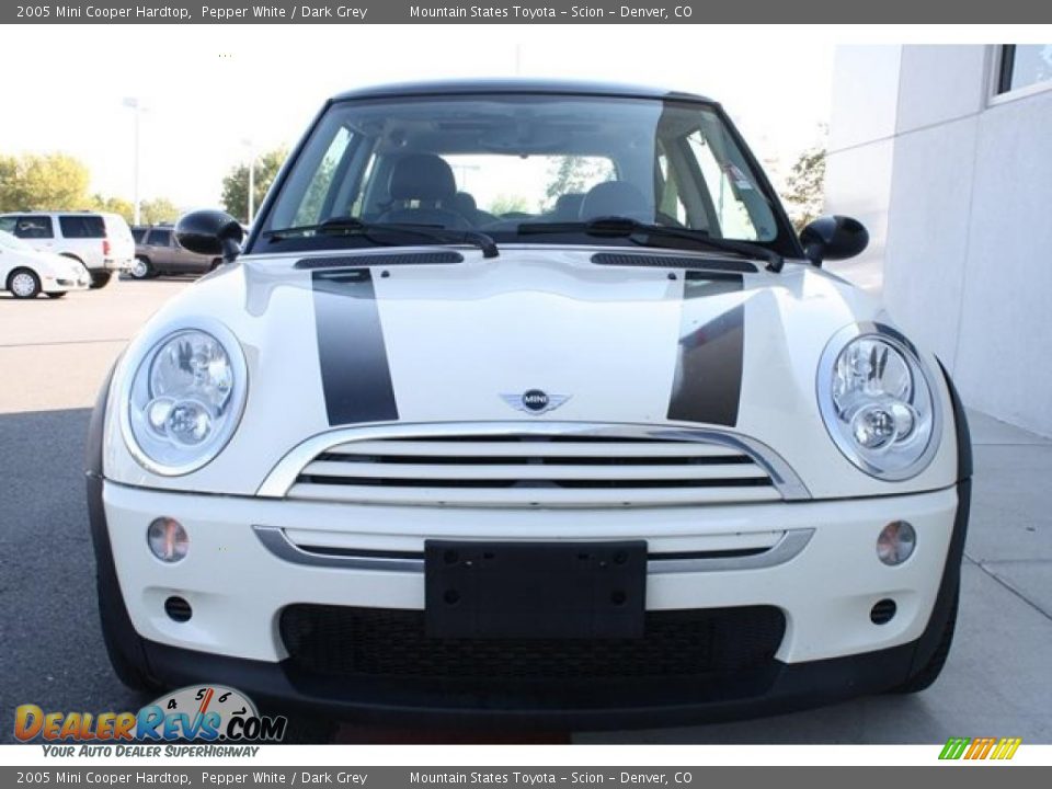 2005 Mini Cooper Hardtop Pepper White / Dark Grey Photo #6